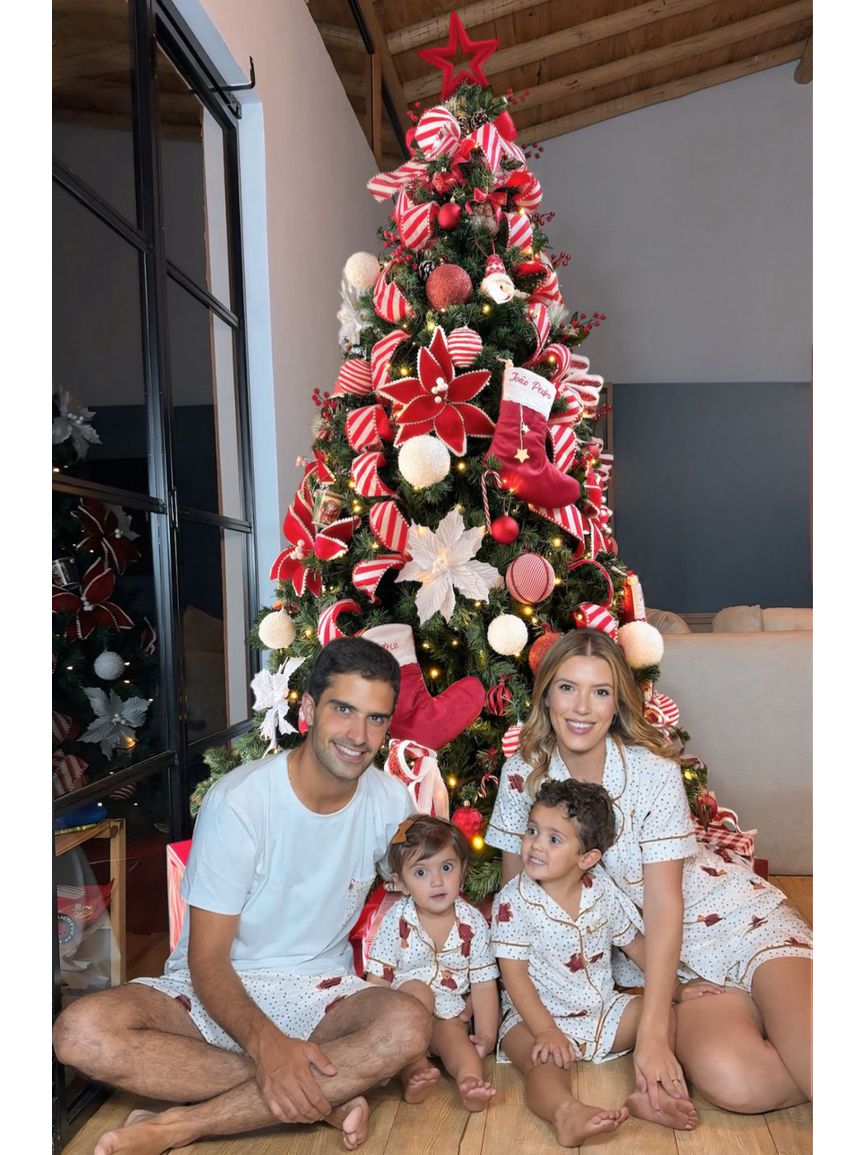 Pijama Feminino Americano Curto Ursos Colorido - TUTTI AMI - Loja Oficial