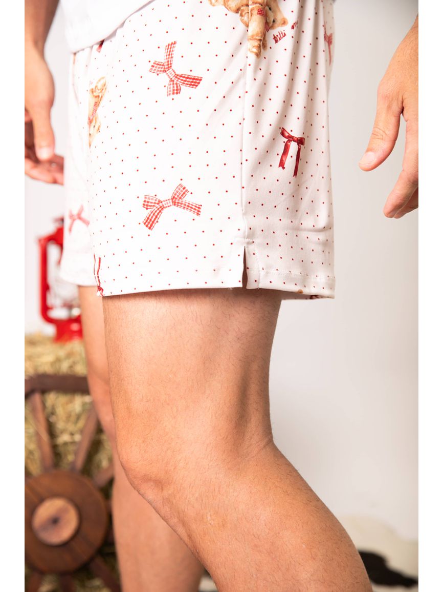 Pijama Masculino Curto Ursos Laços - TUTTI AMI - Loja Oficial