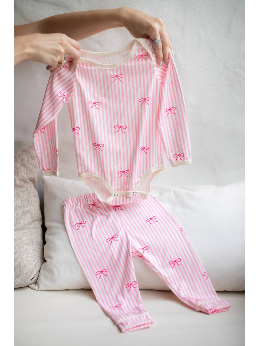 Body Bebê Pijama Laços - TUTTI AMI - Loja Oficial