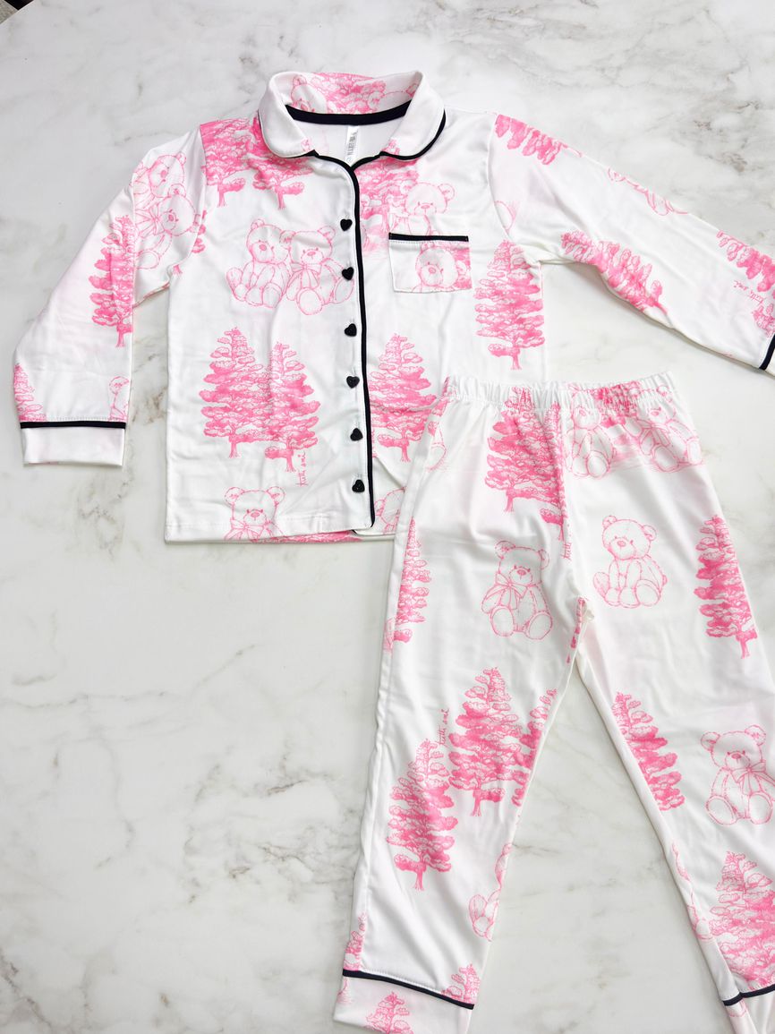 Pijama Infantil Unissex Americano Longo Toile Jouy - TUTTI AMI - Loja Oficial