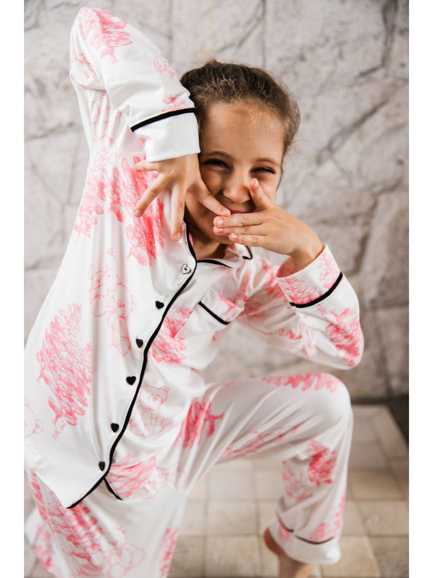 Pijama Infantil Unissex Americano Longo Toile Jouy - TUTTI AMI - Loja Oficial