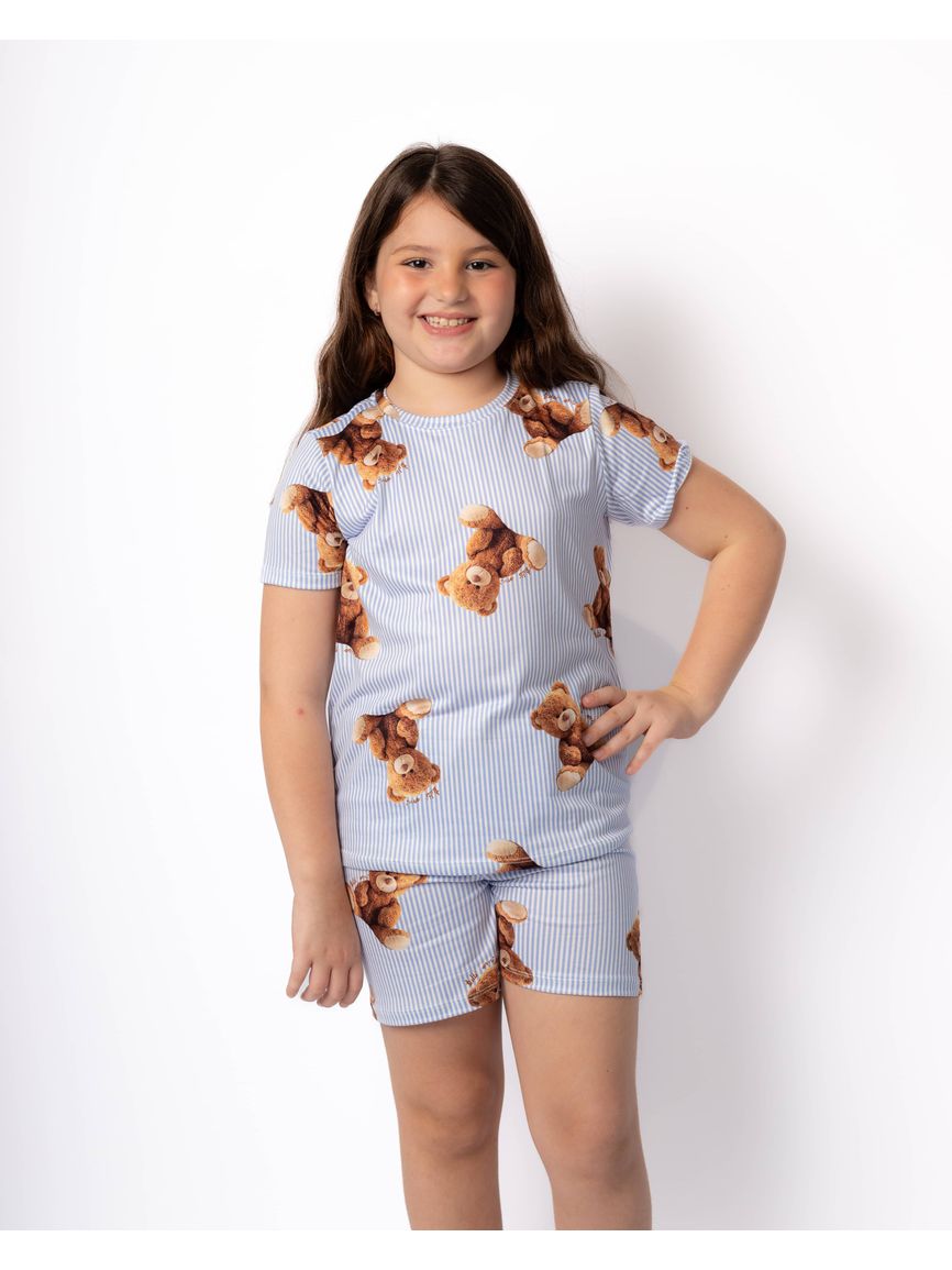Pijama Infantil Curto New Bear Ursos - TUTTI AMI - Loja Oficial