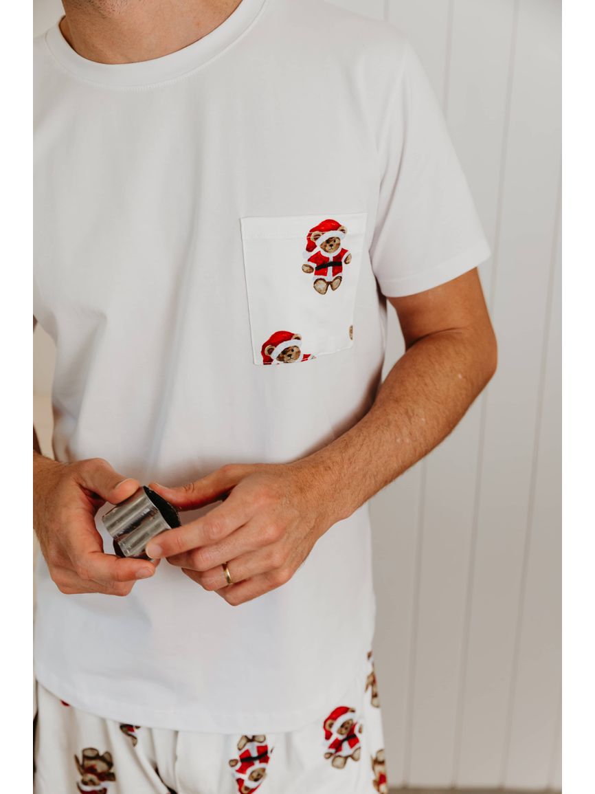 Pijama Masculino Curto Ursos Natal - TUTTI AMI - Loja Oficial