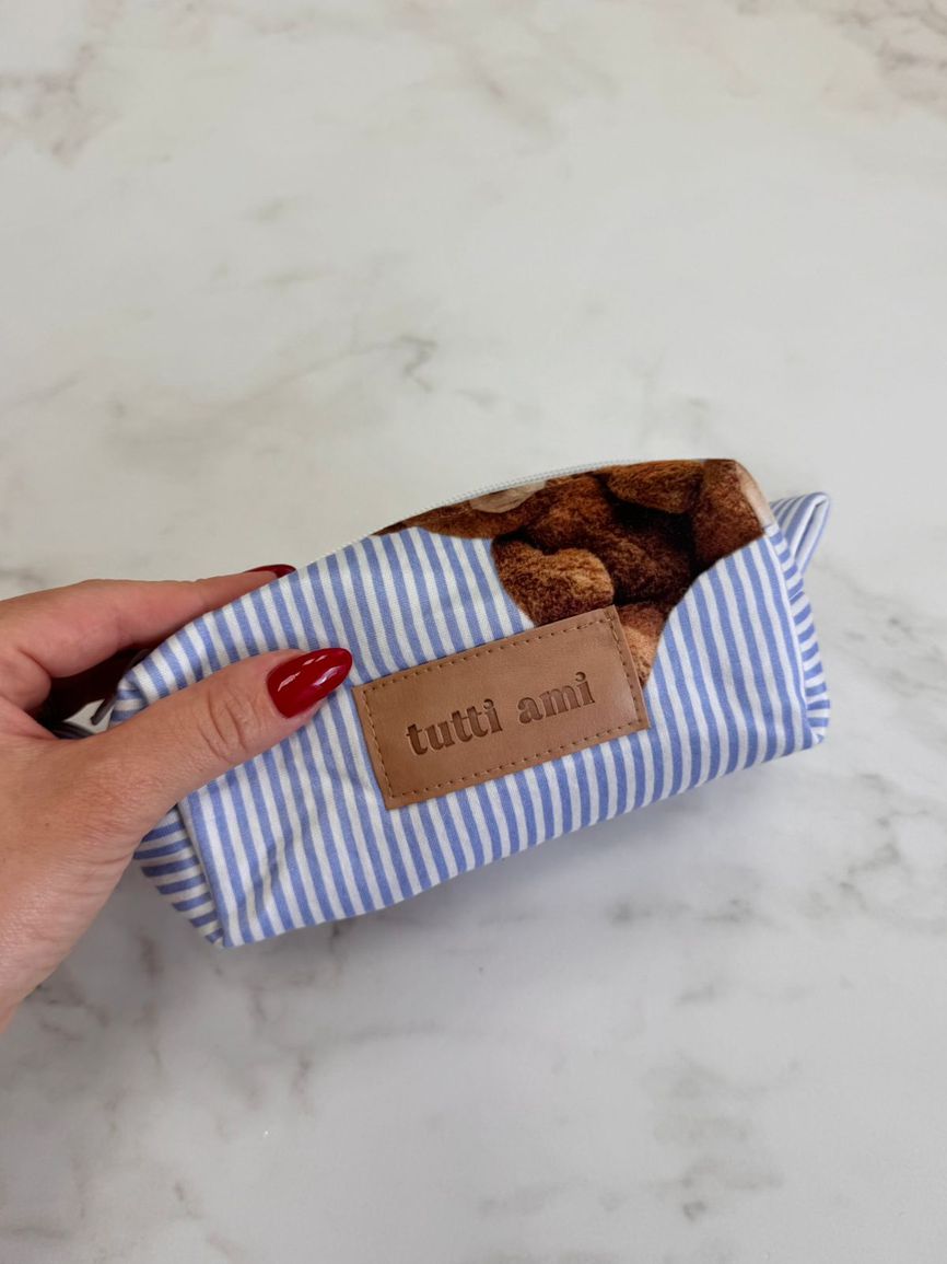 Necessaire Estampa Exclusiva New Bear Ursos - TUTTI AMI - Loja Oficial