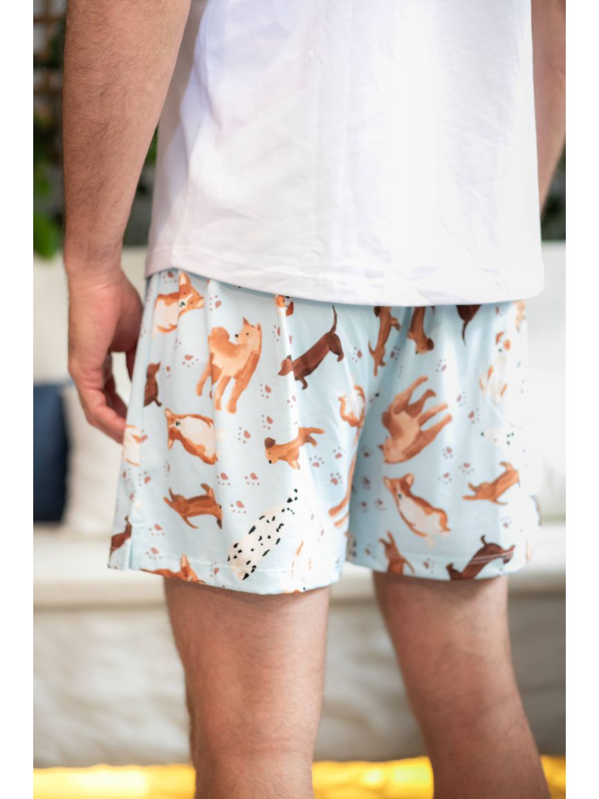 Pijama Masculino Curto Dogs - TUTTI AMI - Loja Oficial