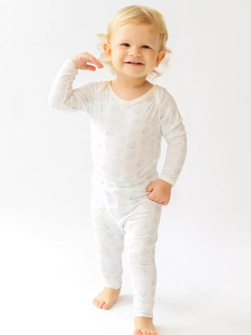 Conjunto Bebê Body e Calça Fundo do Mar - TUTTI AMI - Loja Oficial