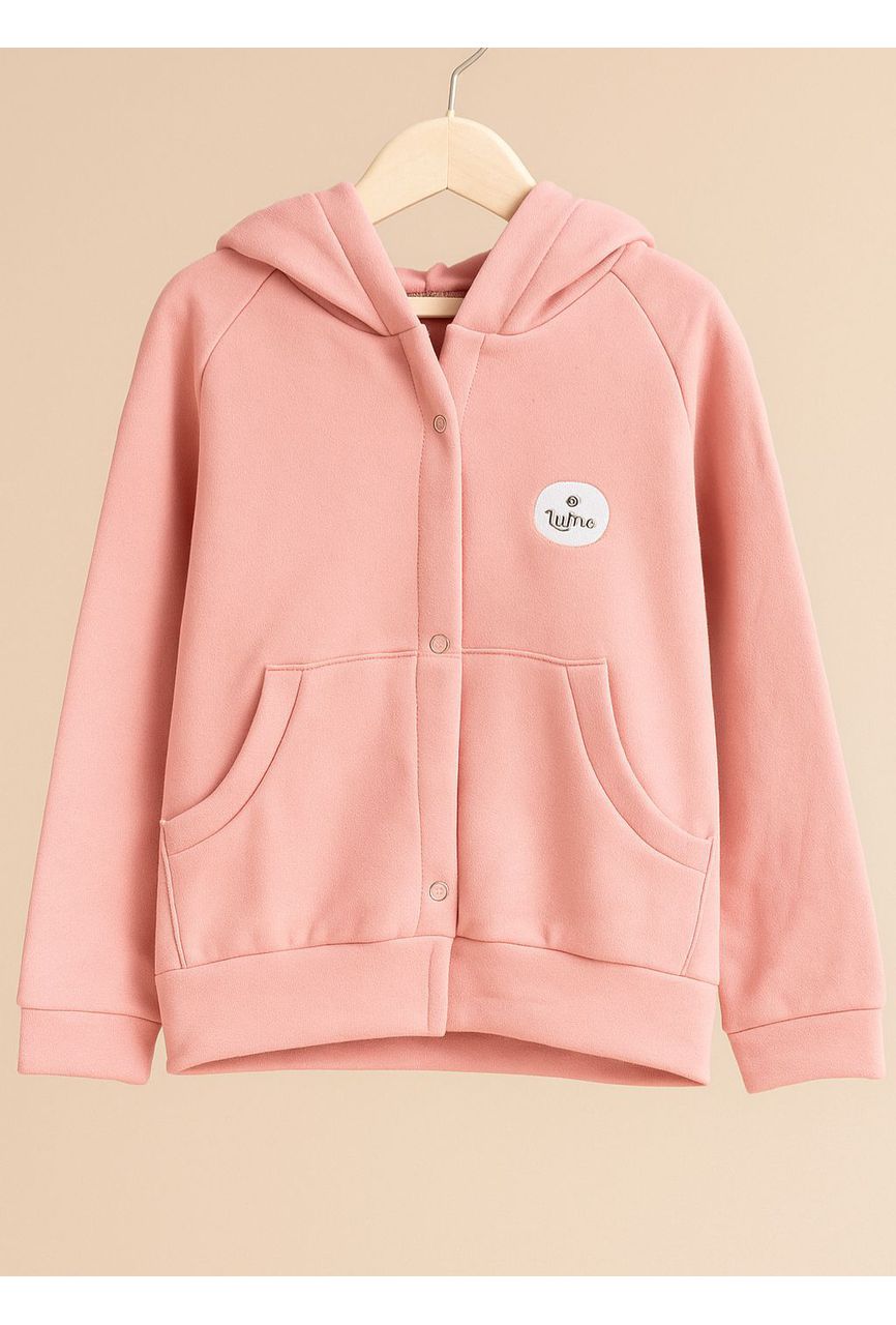 BLUSA MOLETOM CANGURU - ROSA - 1705 - LUME 