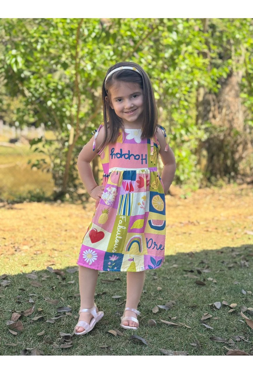 VESTIDO ESTAMPADO - 1331 - LUME 