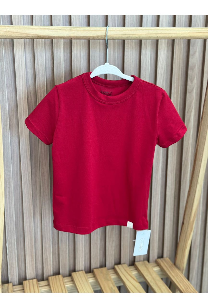 CAMISETA BASICA VERMELHA - 1351 - LUME 