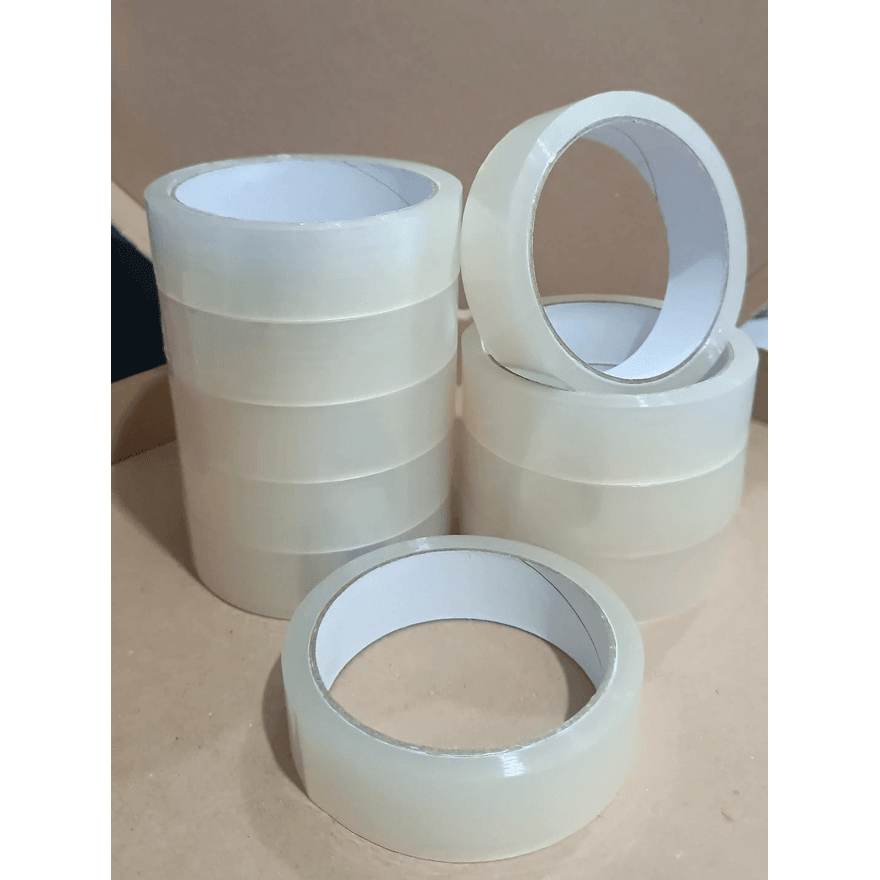 FITA ADESIVA TRANSPARENTE 24 mm X 50 m - PCTE 10 U... - Só Embalagens & Descartáveis