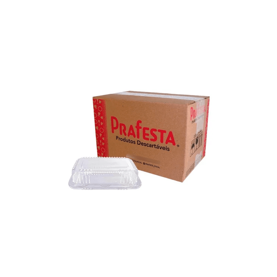 EMBALAGEM DOCE 10 LUNCH BOX PRAFESTA - Cx 100 UNID... - Só Embalagens & Descartáveis