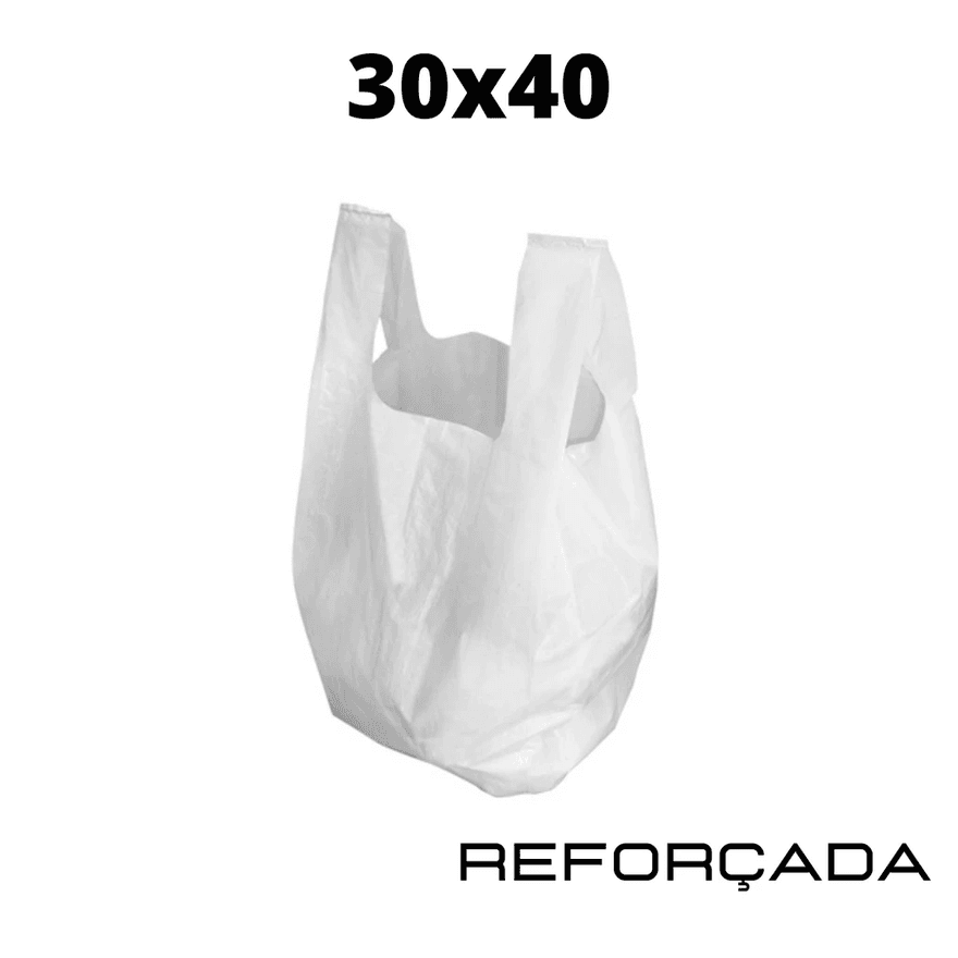 SACOLA PLASTICA 30X40 TRATADA - PCTE 2,5 KG - 5602... - Só Embalagens & Descartáveis