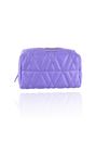 Necessaire Blush Grande Couro Lavanda