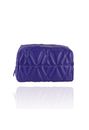 Necessaire Blush Grande Couro Roxo