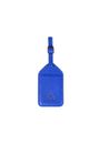 Tag de Mala Couro Azul Royal