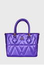 Bolsa Queen Média Violeta Metalizado