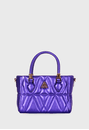 Bolsa Queen Petit Violeta Metalizado