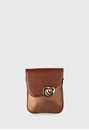 Bolsa Sophia Marrom com Cobre