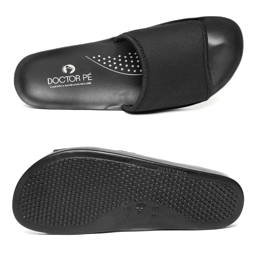 TAMANCO ANATÔMICO DOCTOR PÉ EM NEOPRENE - NB05 PRETO