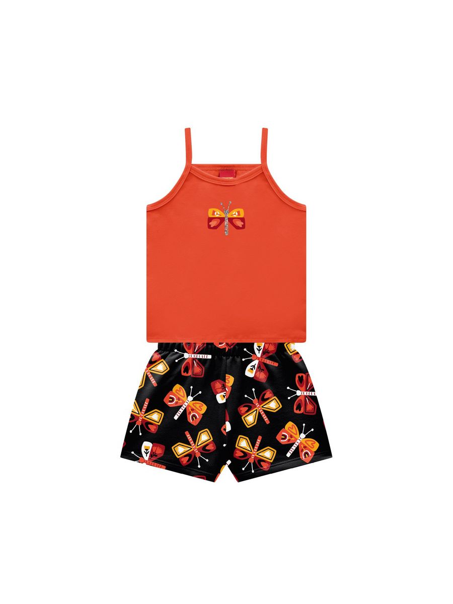 Conj Fem Regata Borb Kyly Laranja