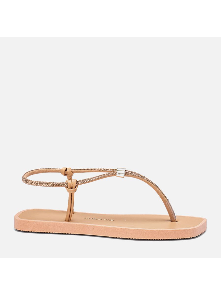 Rasteiras-flats Feminino Milano Palha 13932