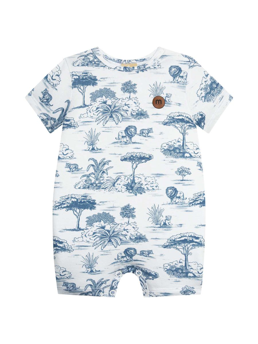 Romper Masc Leao Bco Milon N/i