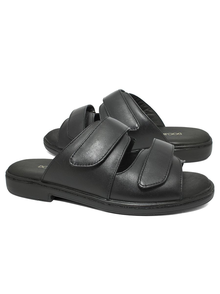 CHINELO CONFORTÁVEL DOCTOR PÉ EM COURO LEGÍTIMO - 514 PRETO