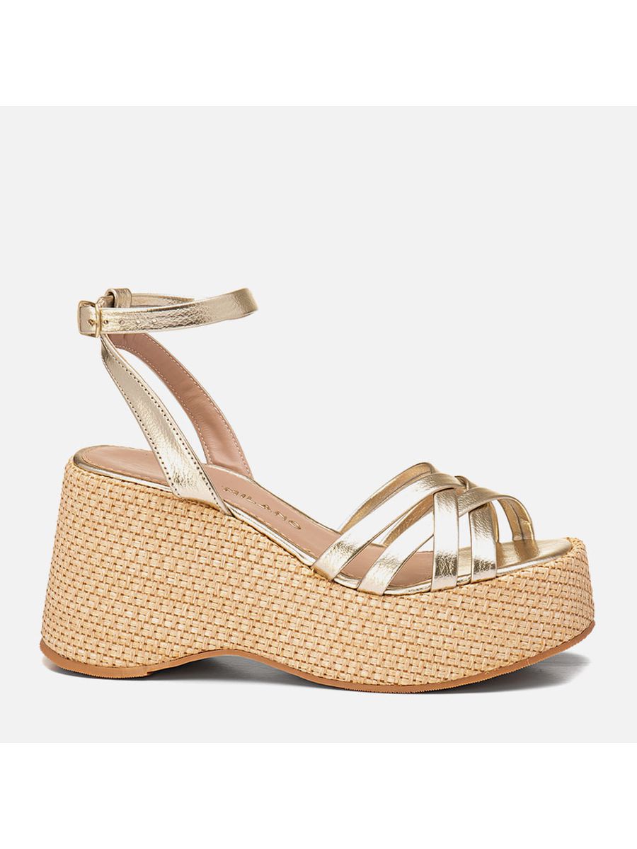 Anabela Feminino Milano Ouro Light 13808