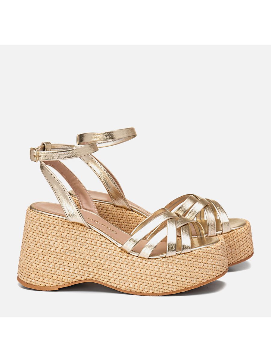 Anabela Feminino Milano Ouro Light 13808