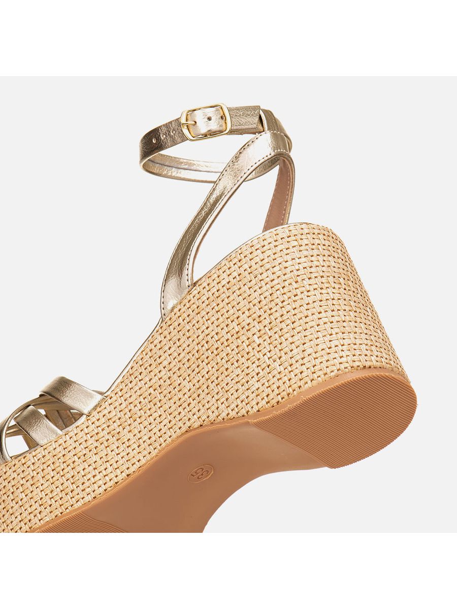 Anabela Feminino Milano Ouro Light 13808