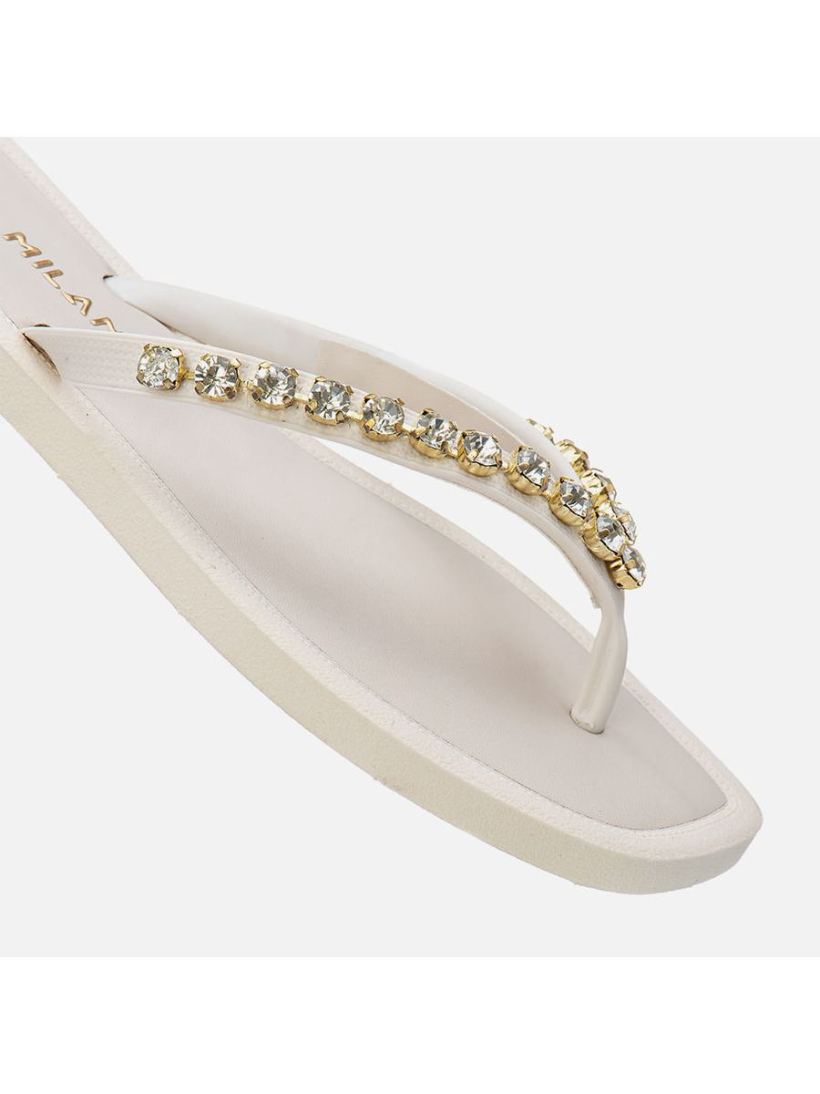 Chinelo Feminino Milano Off White 13750