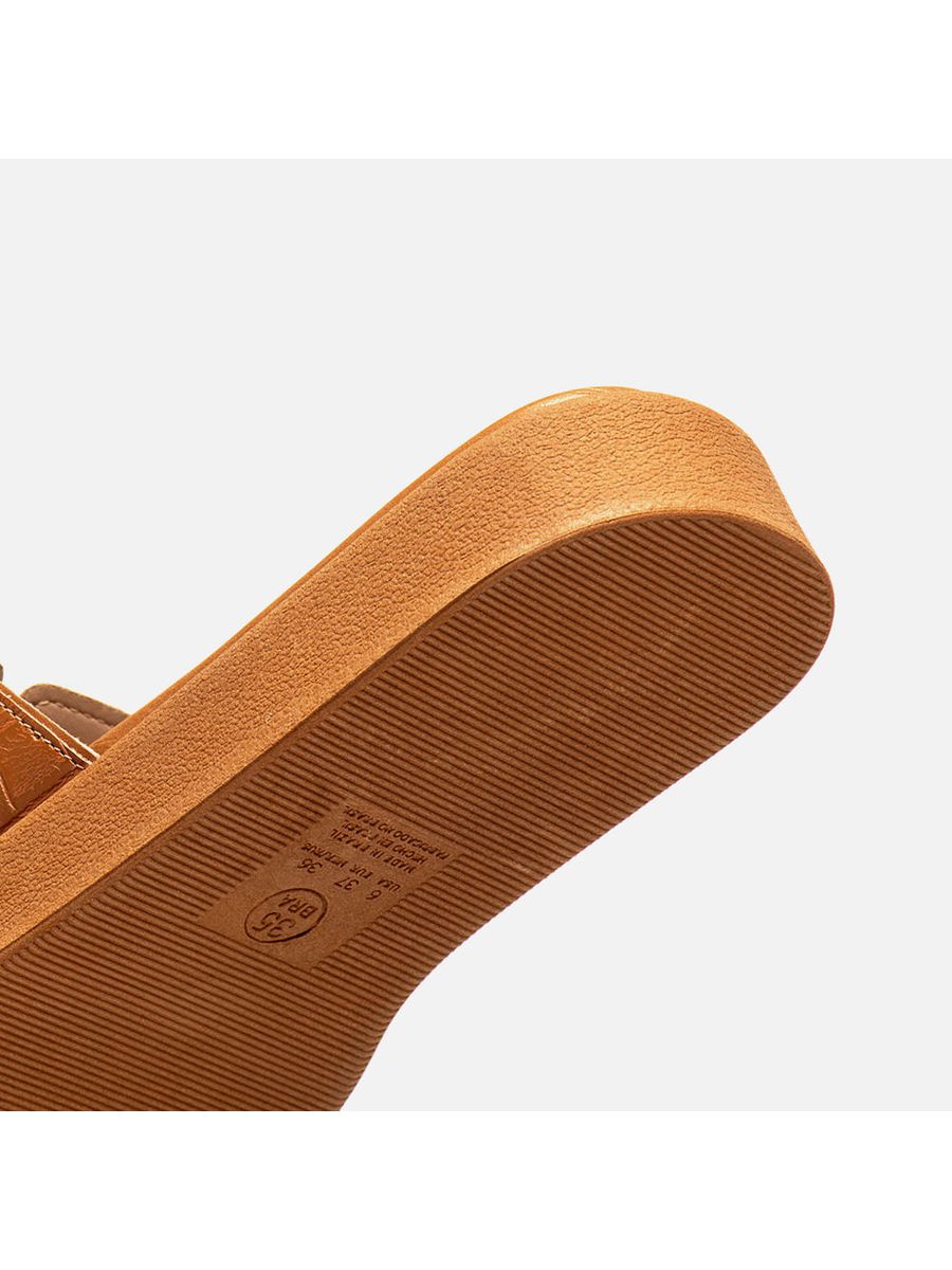 Papete Feminino Milano Caramelo 14253