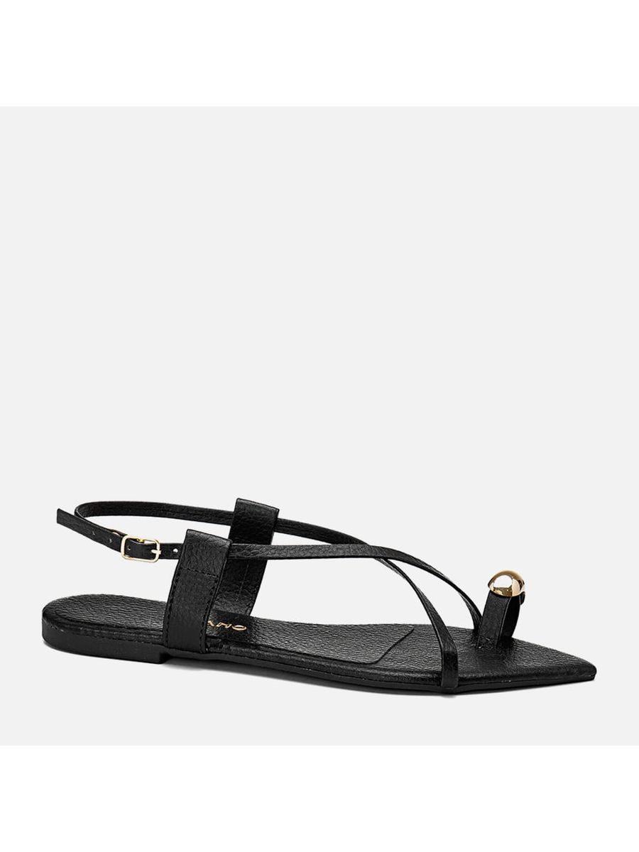 Rasteiras-flats Feminino Milano Preto 13704