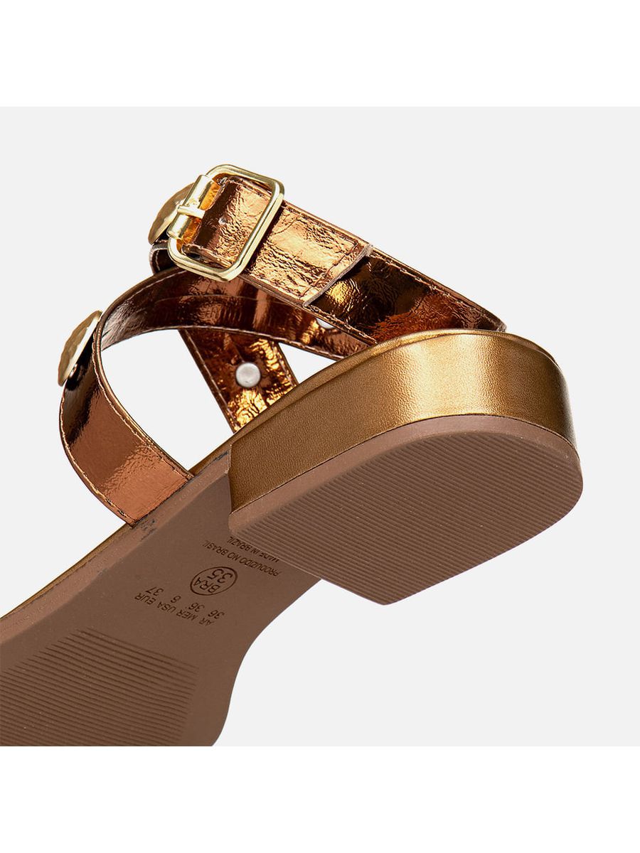 Sandália Feminino Milano Bronze 13978