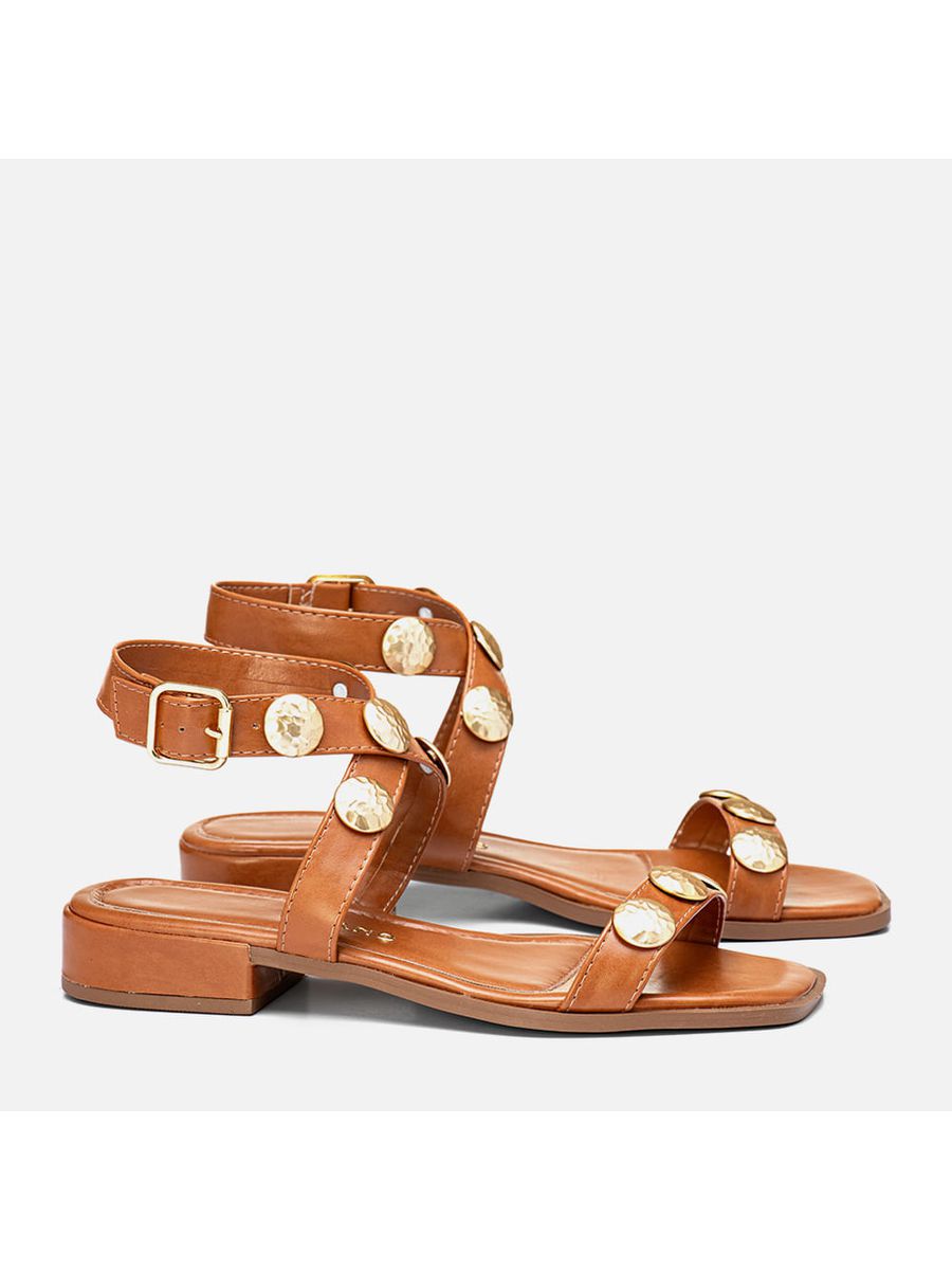 Sandália Feminino Milano Caramelo 13978