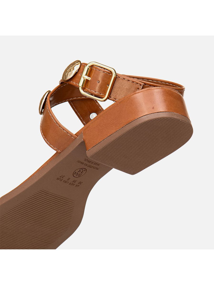 Sandália Feminino Milano Caramelo 13978