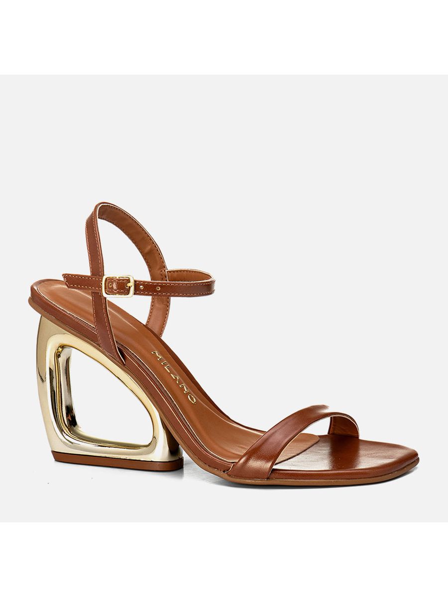 Sandália Feminino Milano Caramelo 14116