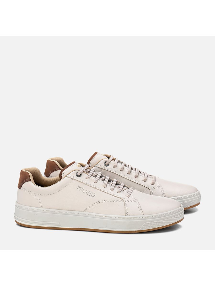 Sapatenis Masculino Milano Gelo/avelã 13668