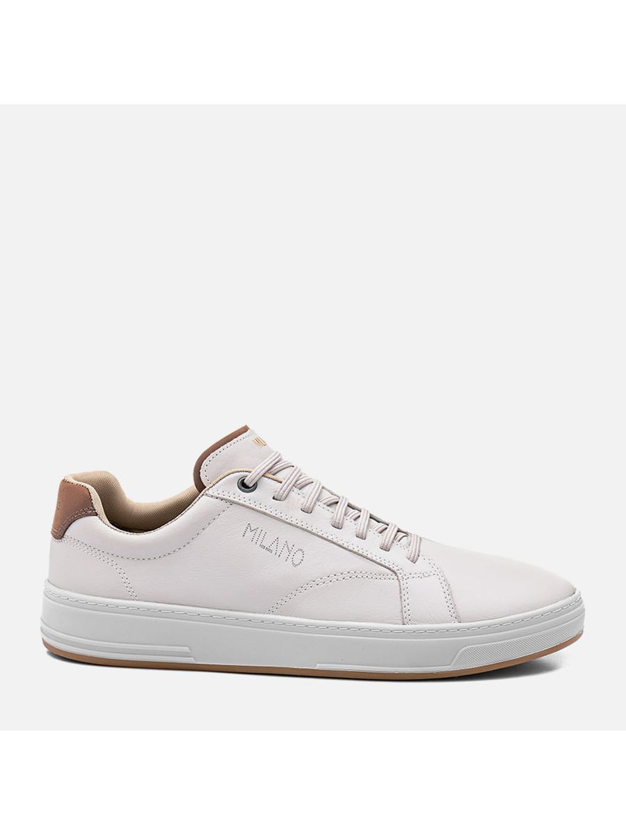 Sapatenis Masculino Milano Gelo/avelã 13668