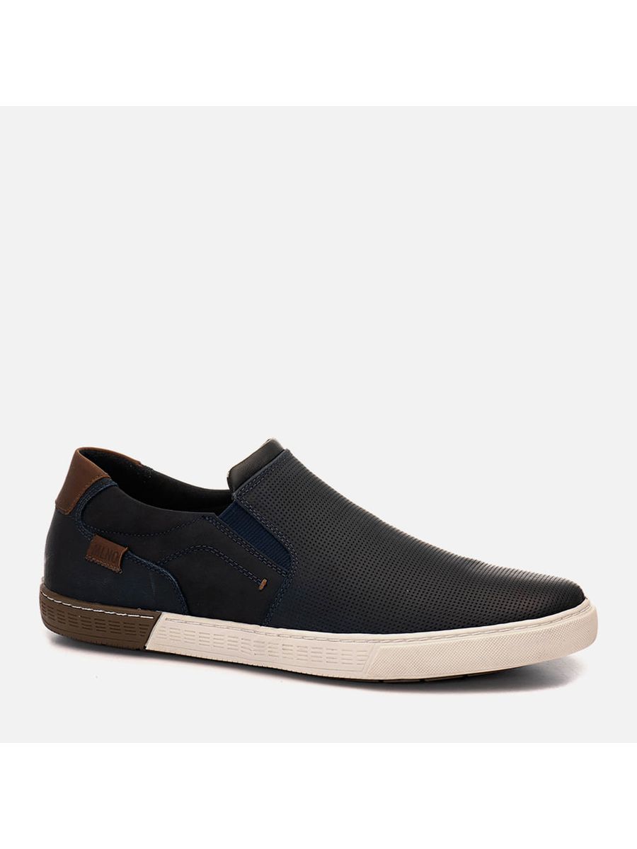 Slip On E Alpargatas Masculino Milano Marinho/avelã 12631