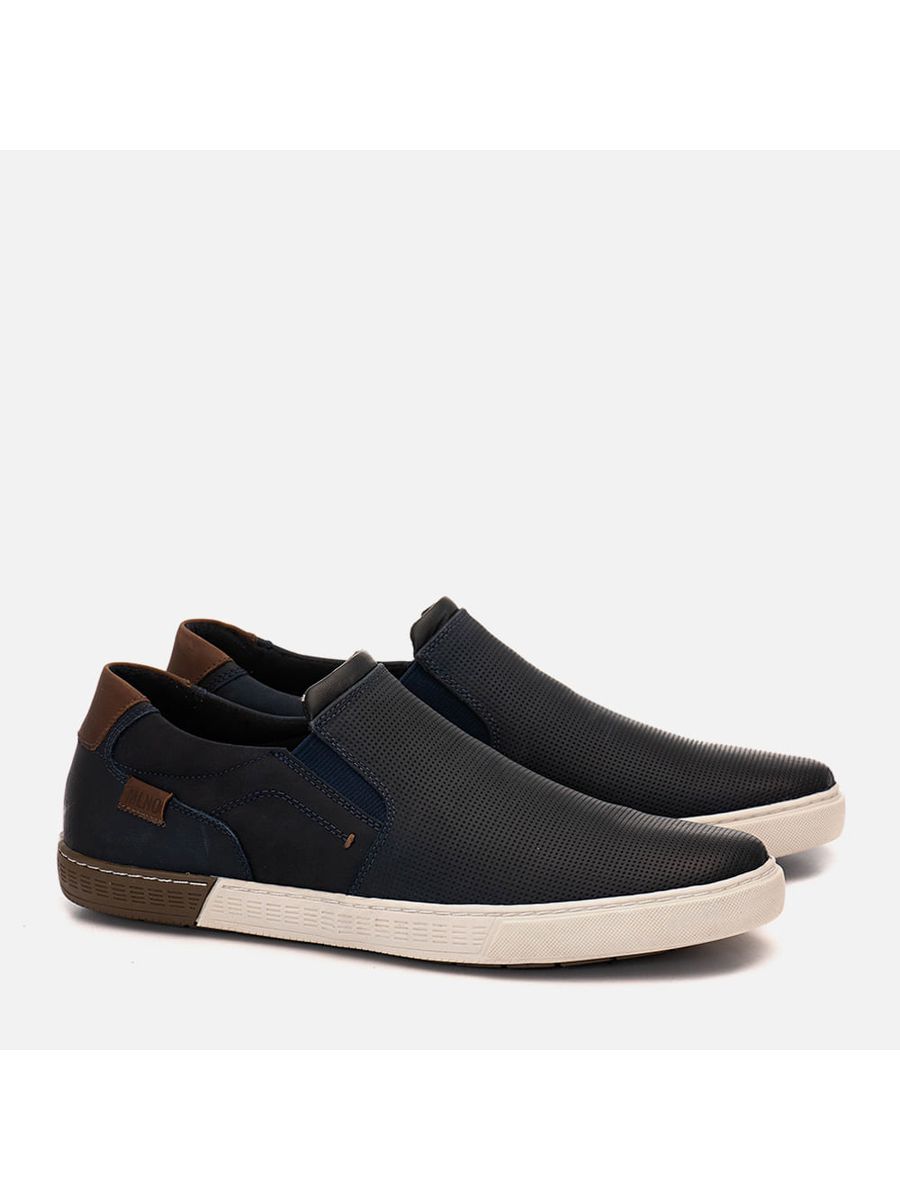 Slip On E Alpargatas Masculino Milano Marinho/avelã 12631