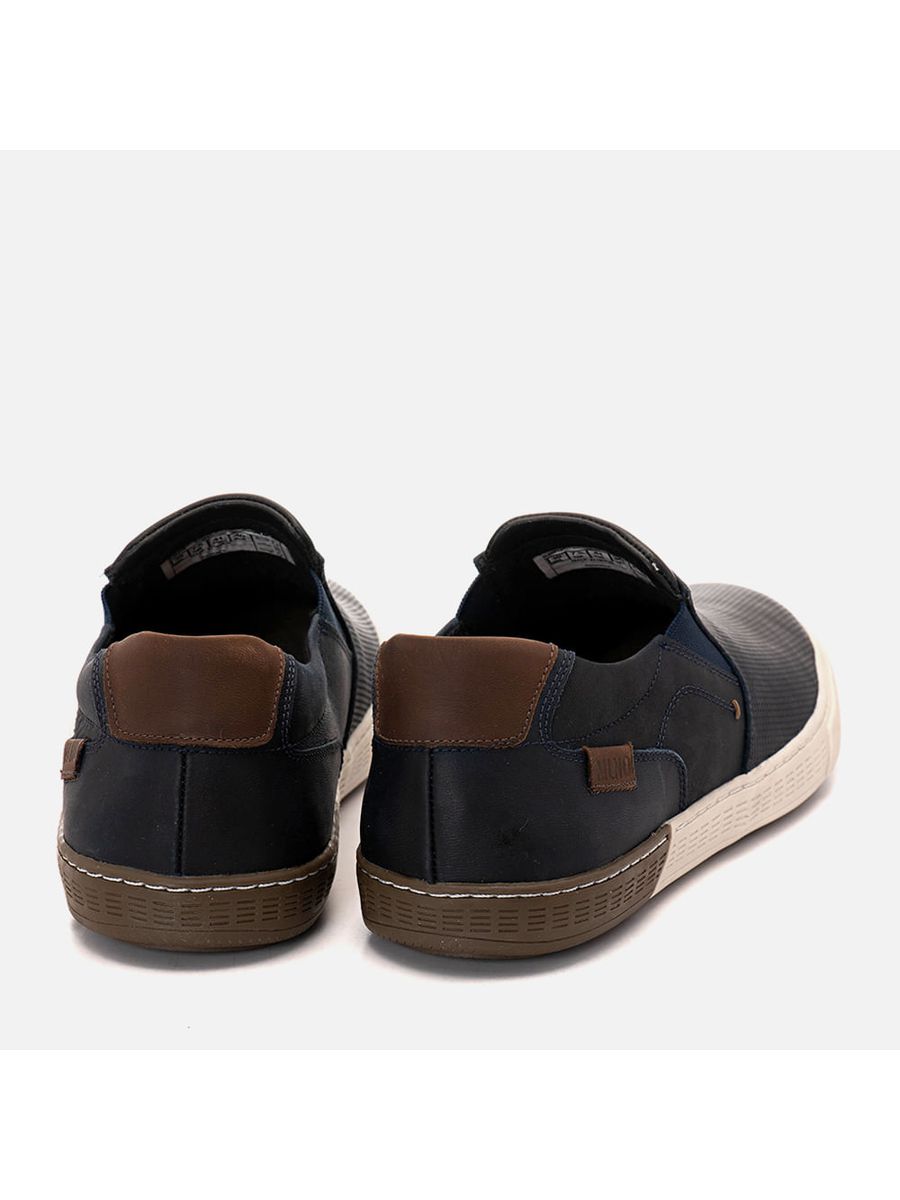 Slip On E Alpargatas Masculino Milano Marinho/avelã 12631