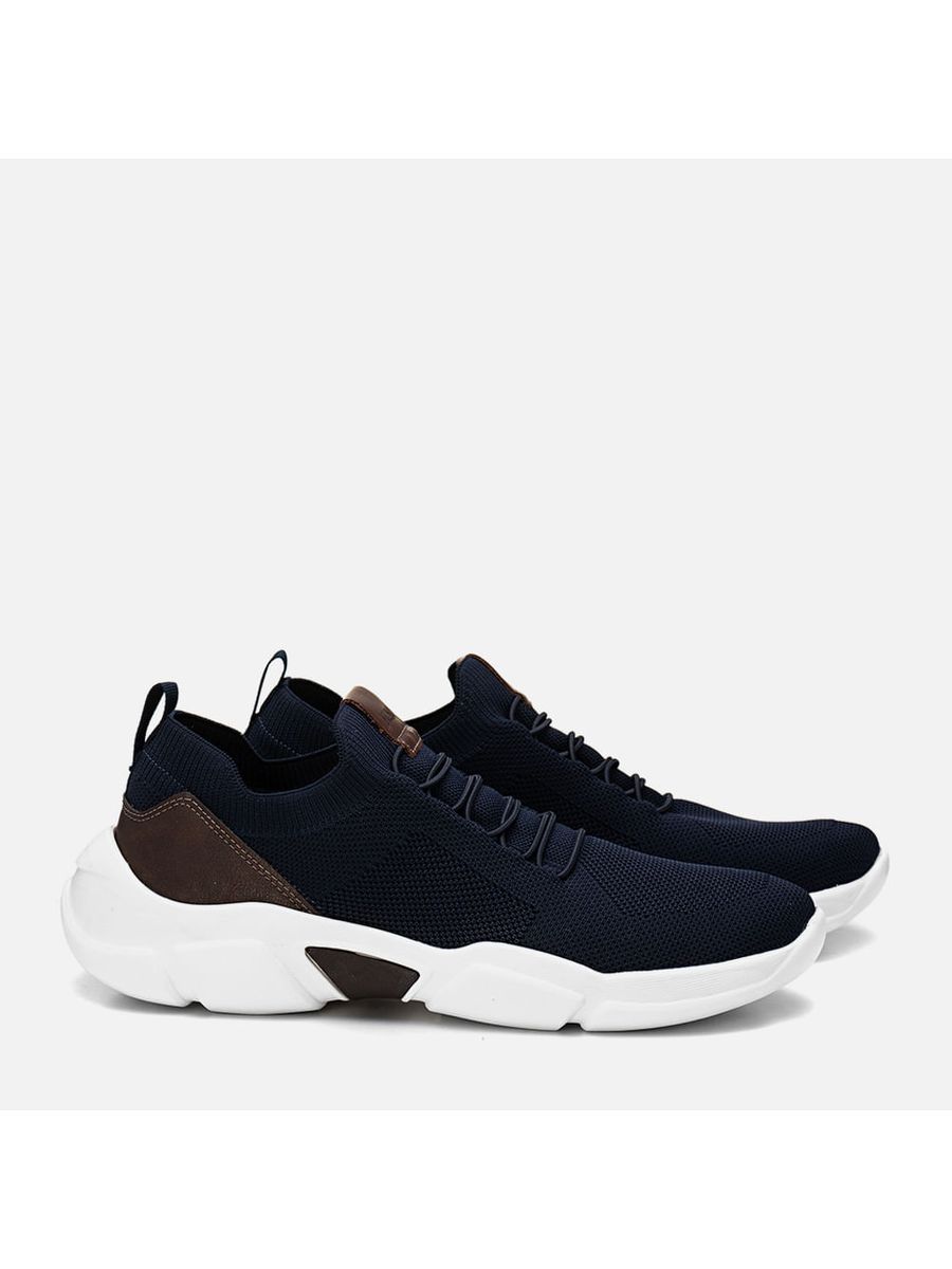 Tênis Casual Masculino Milano Marinho/brown 13584