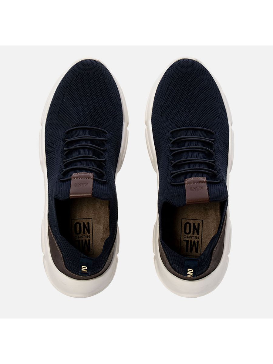 Tênis Casual Masculino Milano Marinho/brown 13584