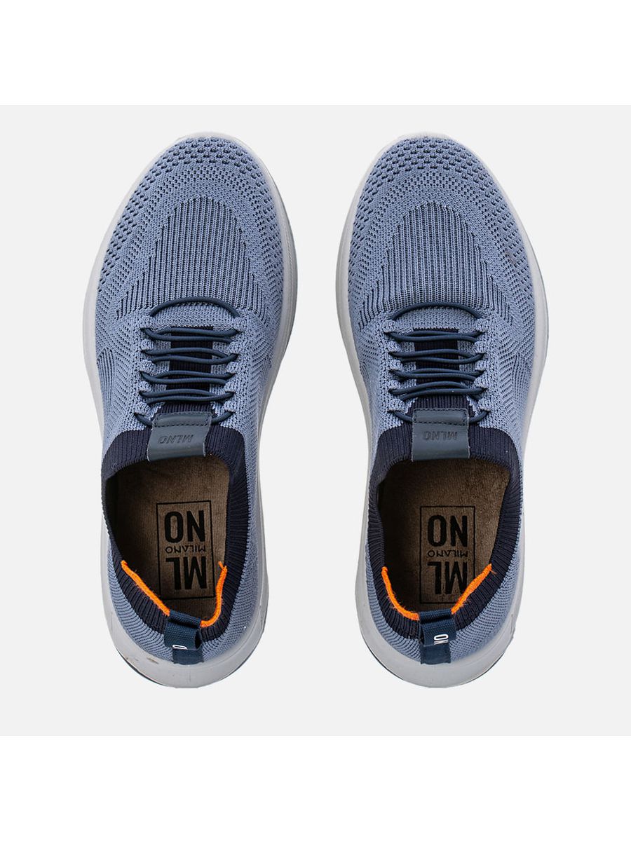 Tênis Casual Masculino Milano Blue/marinho/laranja 13357