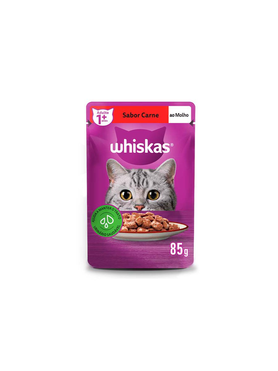 Ração Úmida Whiskas Adulto/ Carne