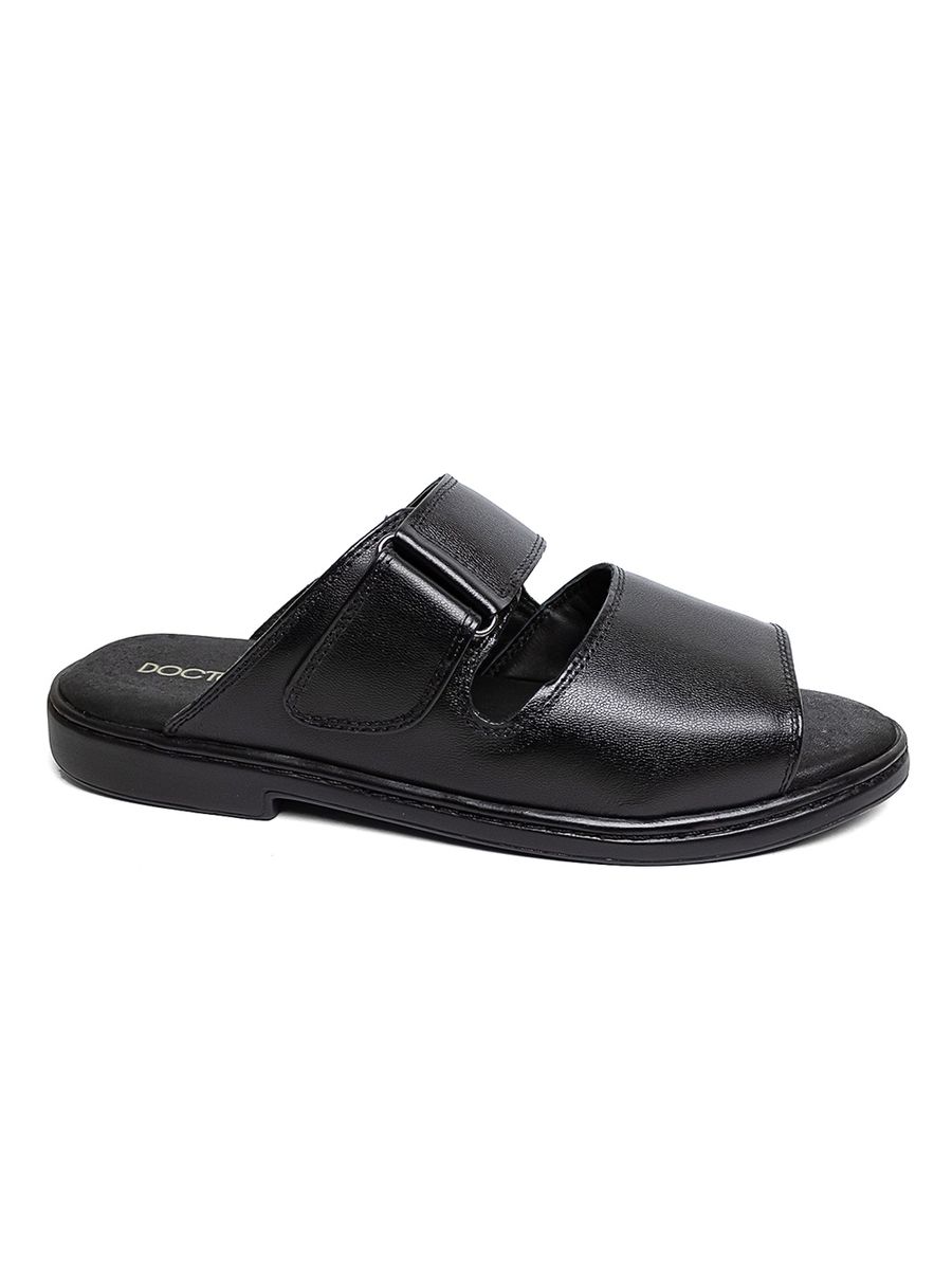 CHINELO CONFORTÁVEL DOCTOR PÉ EM COURO LEGÍTIMO - 511 PRETO