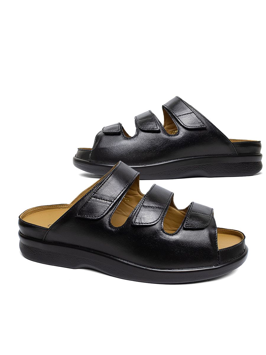 CHINELO PALMILHA REMOVÍVEL INDICADO PARA DIABÉTICO - 840001 PRETO
