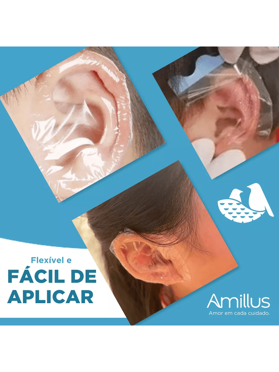 Protetores De Ouvidos Adulto Tampão Impermeável- 60 Unidades .