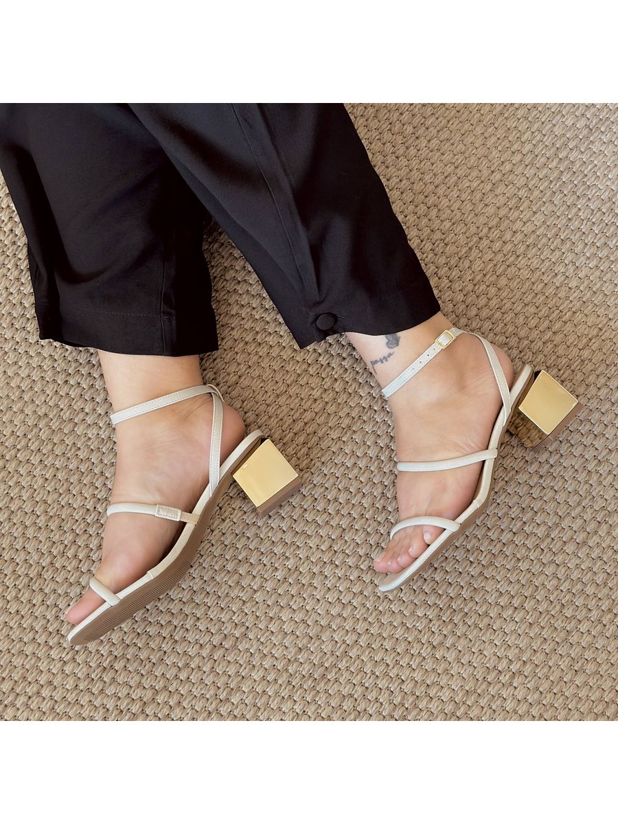 Sandália Fran Off White